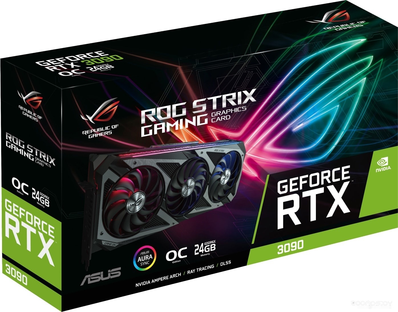 Видеокарта Asus ROG Strix GeForce RTX 3090 OC 24GB GDDR6X, фото 4