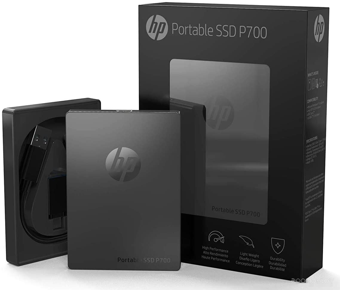 Внешний накопитель HP P700 256GB 5MS28AA (черный), фото 4