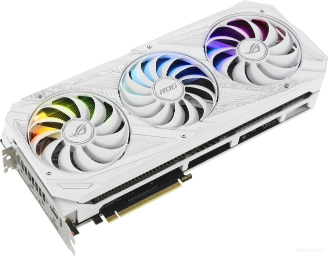 Видеокарта Asus ROG Strix GeForce RTX 3090 OC White 24GB GDDR6X, фото 1