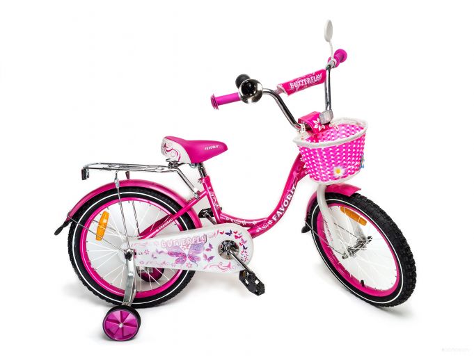 Детский велосипед Favorit Butterfly 18 (розовый, 2020)