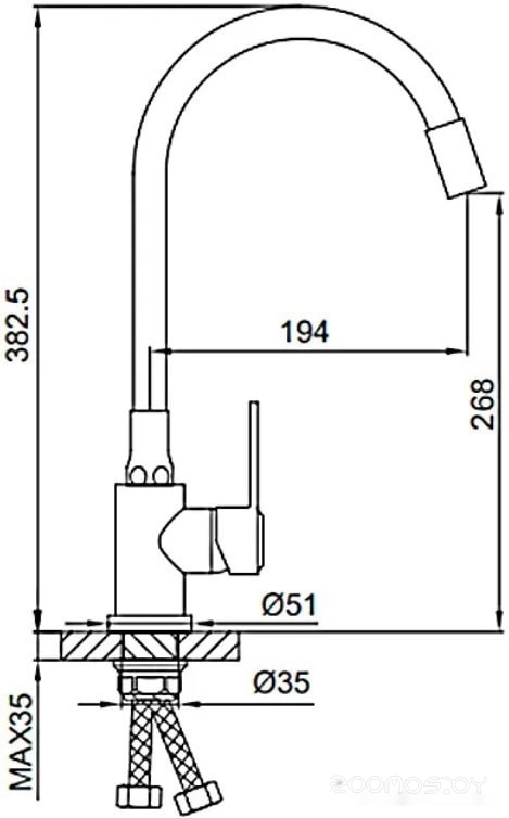 Смеситель Frud R42052-32, фото 6