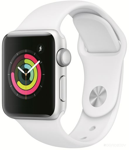 Умные часы Apple Watch Series 3 38mm (Silver Aluminum/White)