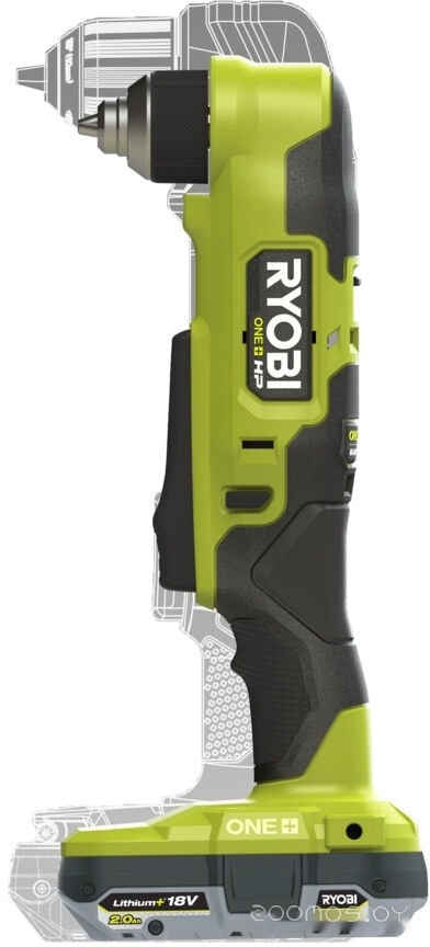 Угловая дрель Ryobi RAD18C-0 5133004949 (без АКБ), фото 3