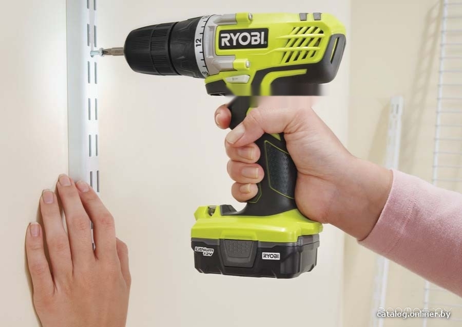 Дрель-шуруповерт Ryobi R12SD-220S 5133005061 (с 2-мя АКБ, сумка), фото 4