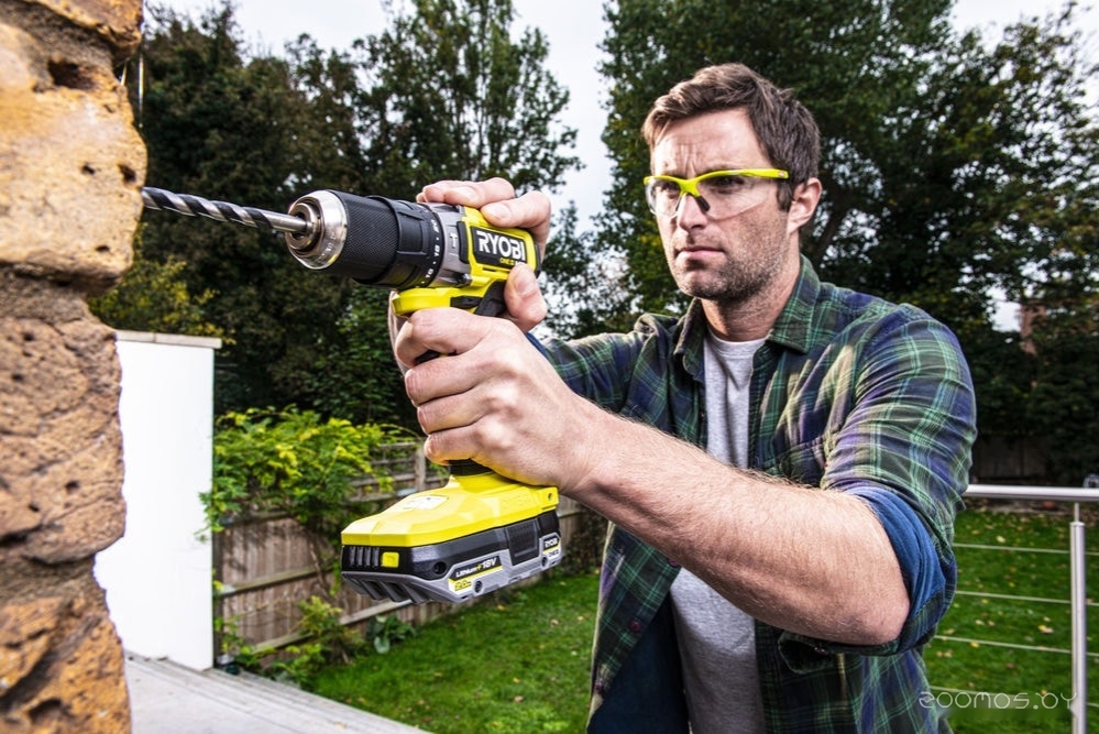 Ударная дрель-шуруповерт Ryobi HP RPD18C-242S 5133004983 (с 2-мя АКБ 4 Ah + 2 Ah, сумка), фото 13