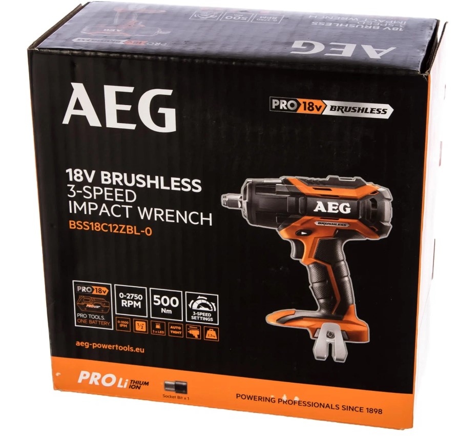 Гайковерт ударный AEG Powertools BSS 18C 12ZBL-0 4935459426 (без АКБ), фото 6