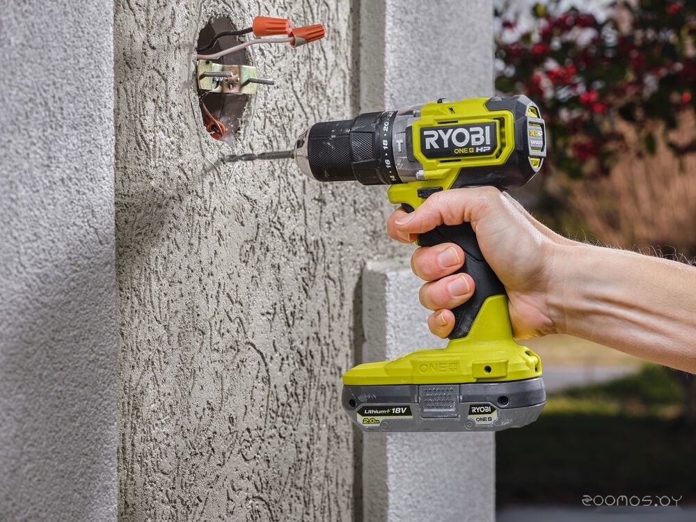 Ударная дрель-шуруповерт Ryobi HP RPD18C-242S 5133004983 (с 2-мя АКБ 4 Ah + 2 Ah, сумка), фото 4