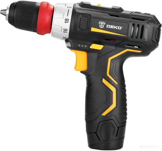 Дрель-шуруповерт Deko GCD12DU3 SET 1 (с 1-им АКБ)