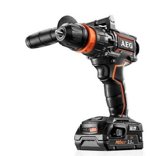 Дрель-шуруповерт AEG Powertools BSB 18CBLLE Li-252C 4935464411 (с 2-мя АКБ), фото 1