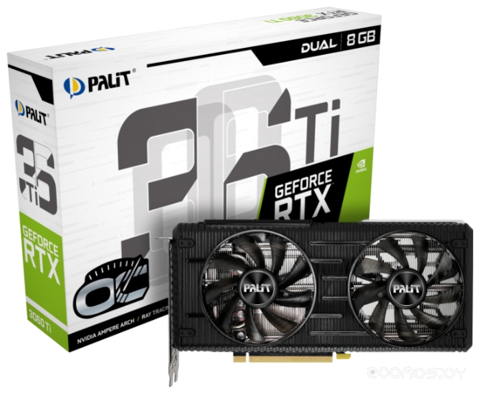 Видеокарта PALIT GeForce RTX 3060 Ti Dual OC 8GB GDDR6 NE6306TS19P2-190AD, фото 12