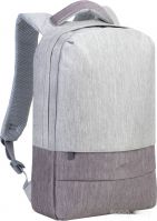Городской рюкзак RIVA case 7562 (серый/мокко)