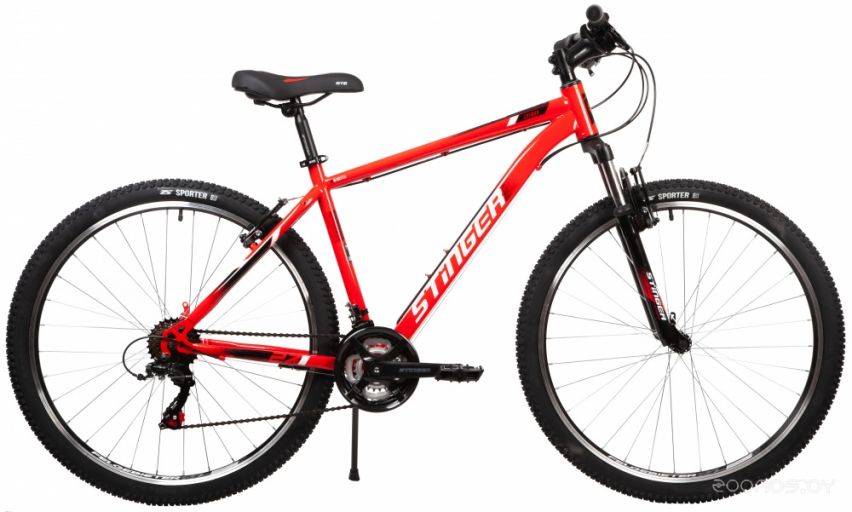 Велосипед Stinger Caiman 27.5 (18, красный, 2021)