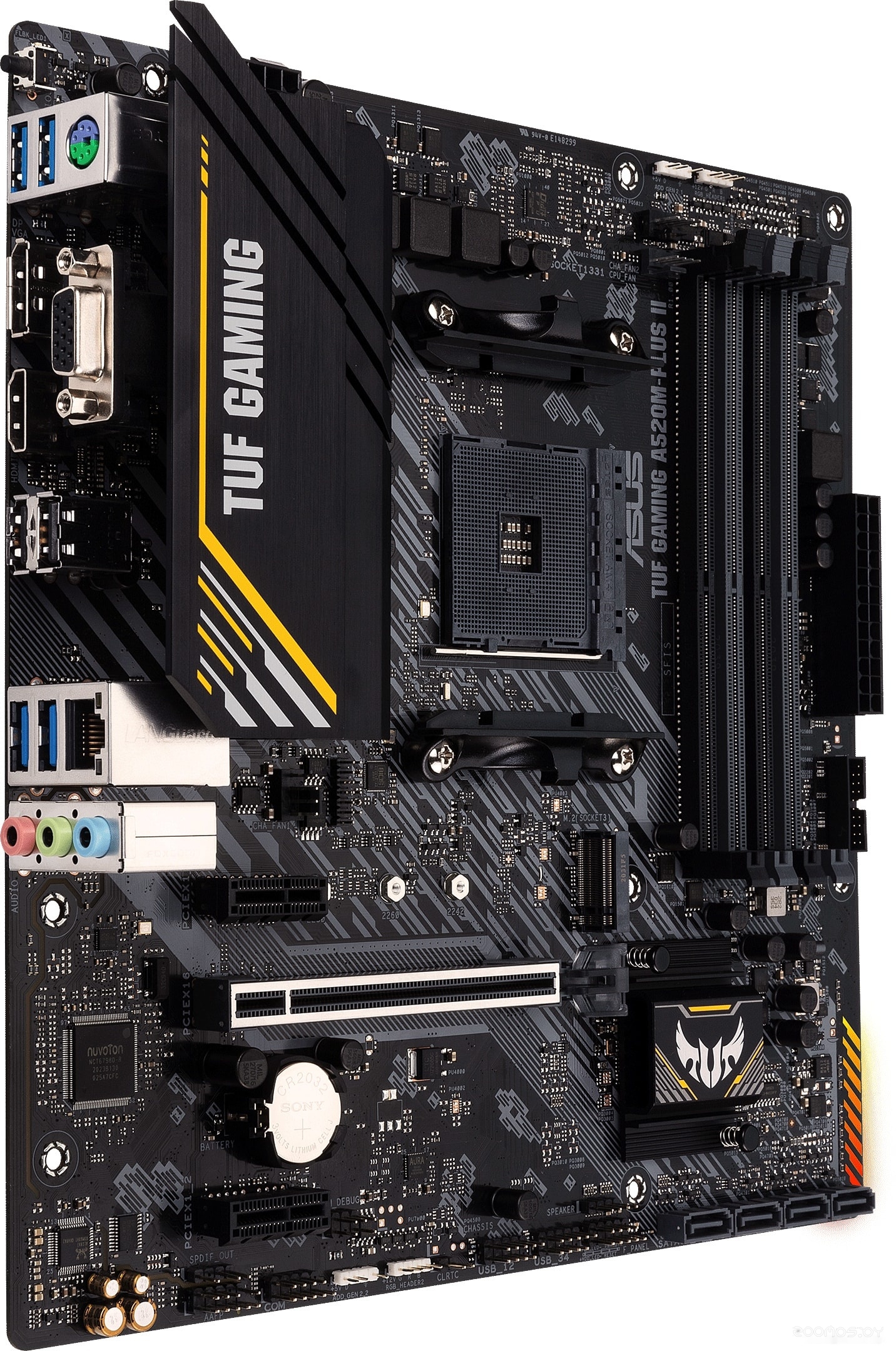 Материнская плата Asus TUF Gaming A520M-Plus II, фото 2