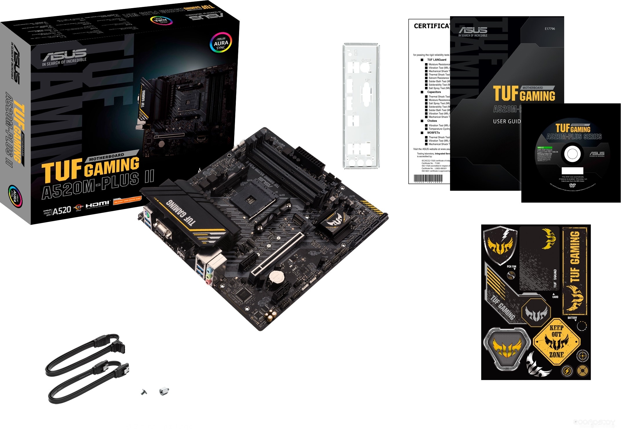 Материнская плата Asus TUF Gaming A520M-Plus II, фото 5