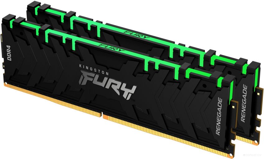 Оперативная память Kingston FURY Renegade RGB 2x16GB DDR4 PC4-28800 KF436C16RB1AK2/32, фото 1
