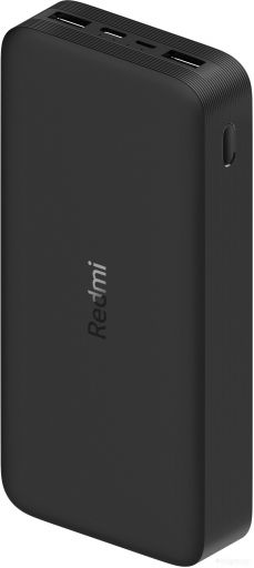 Внешний аккумулятор Xiaomi Redmi Power Bank 20000mAh (черный, международная версия)