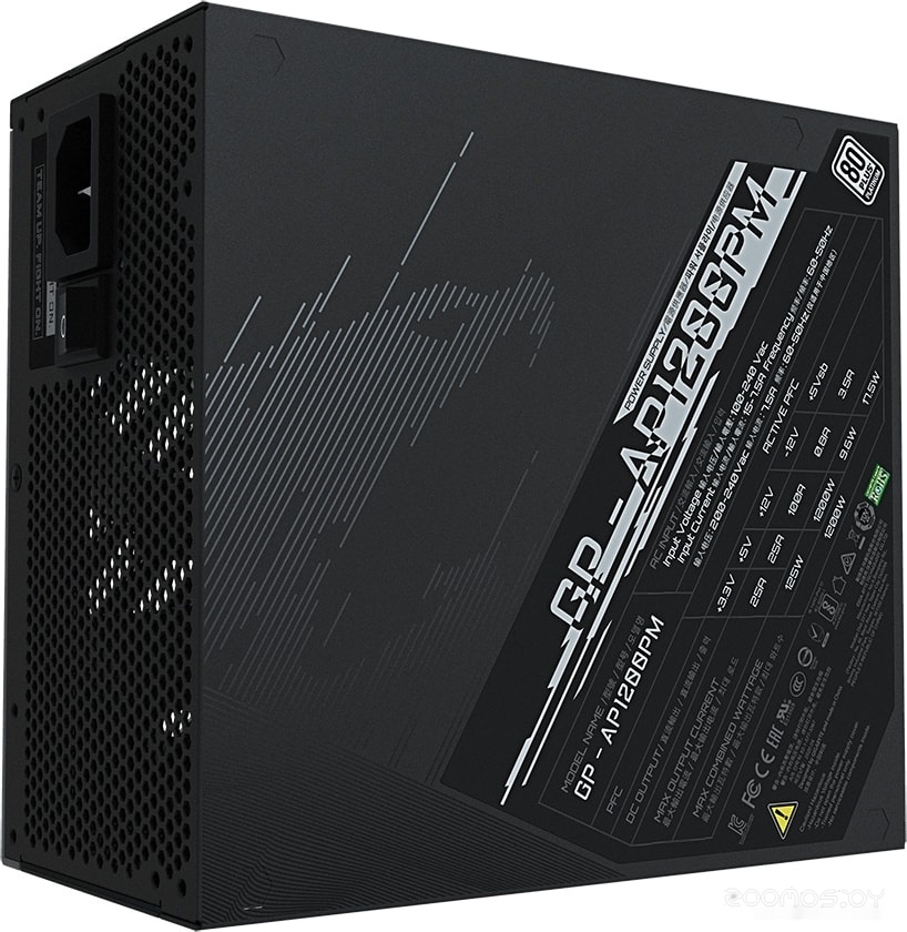 Блок питания Gigabyte Aorus P1200W 80+ Platinum Modular GP-AP1200PM, фото 6