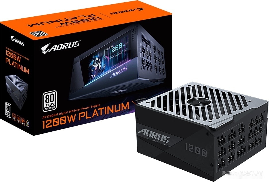 Блок питания Gigabyte Aorus P1200W 80+ Platinum Modular GP-AP1200PM, фото 8