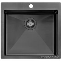 Кухонная мойка Zorg ZRN 5055 Nano PVD Gunblack 3 мм