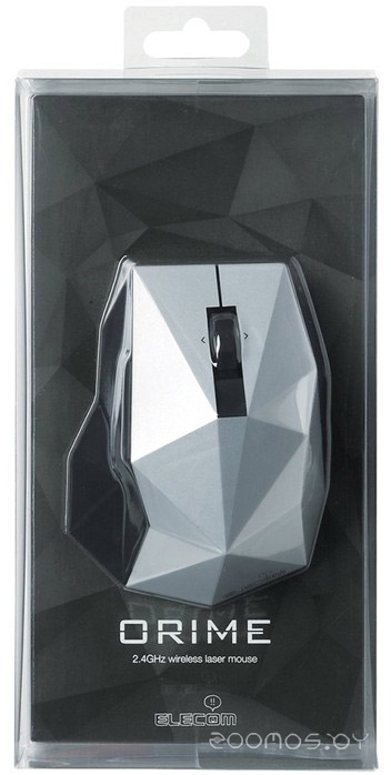 Мышь ELECOM Nendo Design mouse ORIME (Silver), фото 3