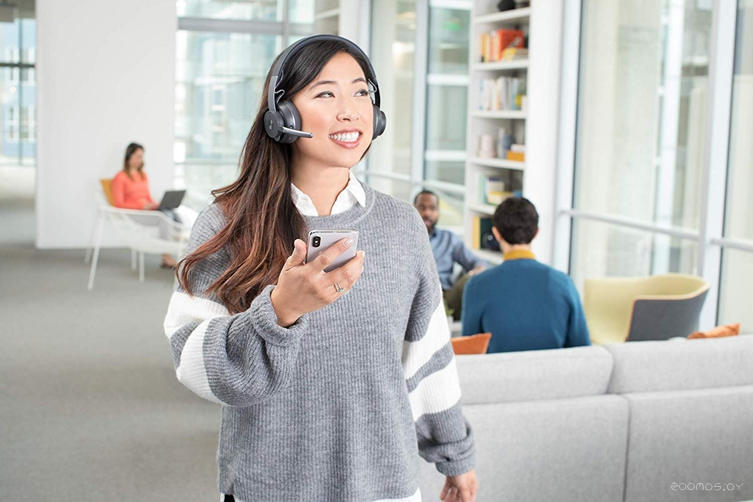 Офисная гарнитура Logitech Zone Wireless MS, фото 13