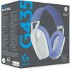 Наушники Logitech G435 Lightspeed (белый/сиреневый)