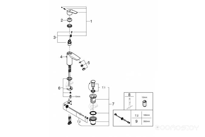 Смеситель Grohe Eurosmart 33265003, фото 2