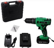 Ударная дрель-шуруповерт Zitrek Green Impact 21V 063-4044 (с 2-мя АКБ, кейс)
