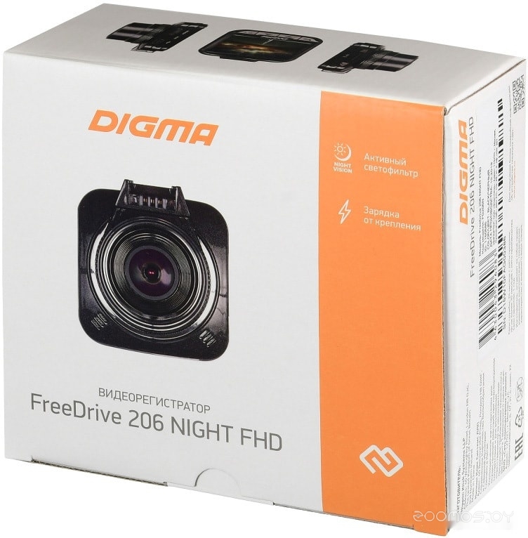Автомобильный видеорегистратор DIGMA FreeDrive 206 NIGHT FHD, фото 12