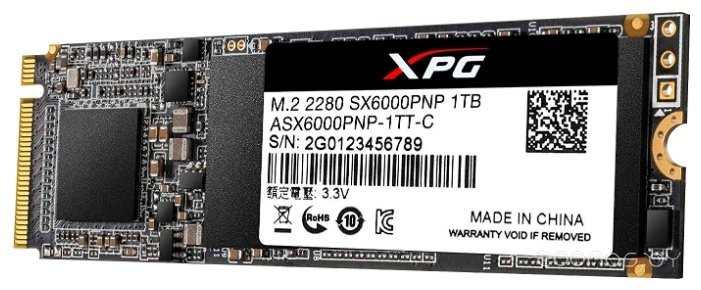 Твердотельный накопитель A-Data XPG SX6000 Pro 1TB, фото 2