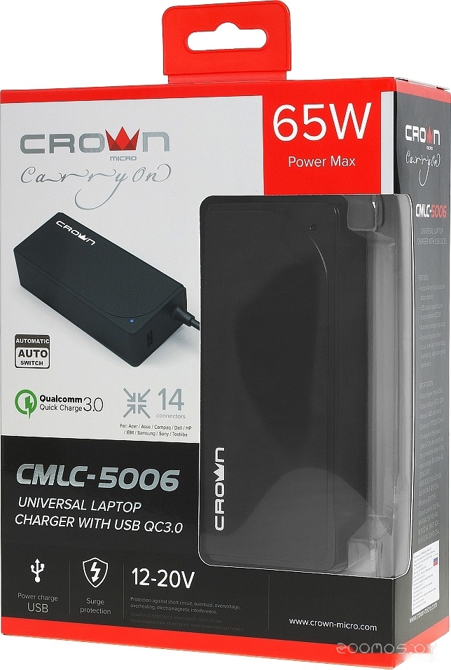 Сетевое зарядное CrownMicro CMLC-5006, фото 5