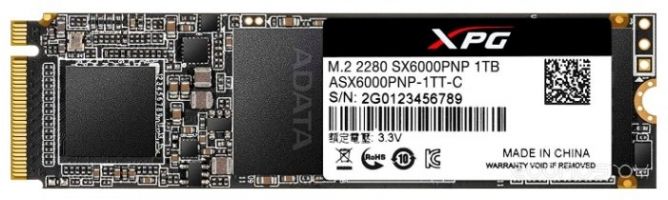 Твердотельный накопитель A-Data XPG SX6000 Pro 1TB