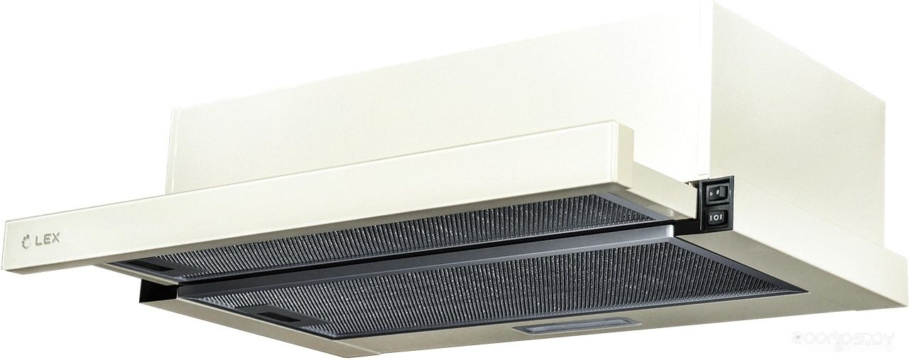 Кухонная вытяжка LEX Hubble G 600 ivory light, фото 1
