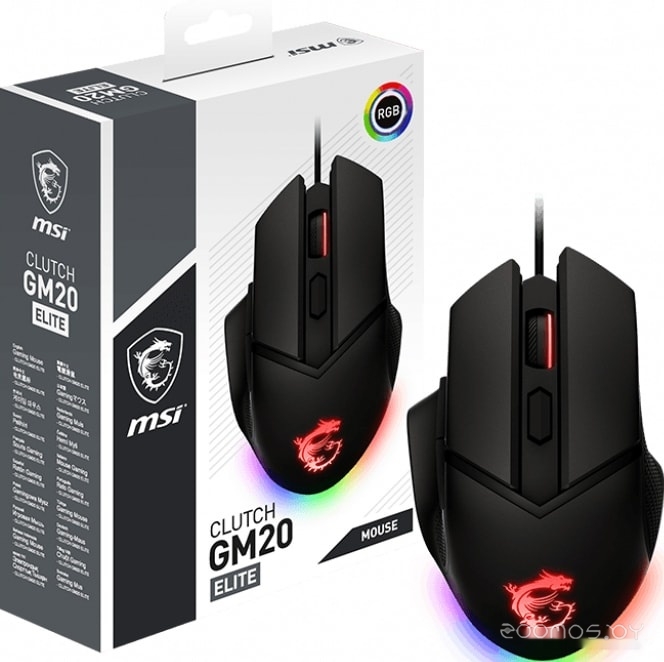 Игровая мышь MSI Clutch GM20 Elite, фото 5