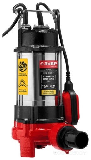 Фекальный насос ЗУБР НПФ-1100-Р