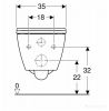 Унитаз Geberit Smyle Square Rimfree 500.683.00.2