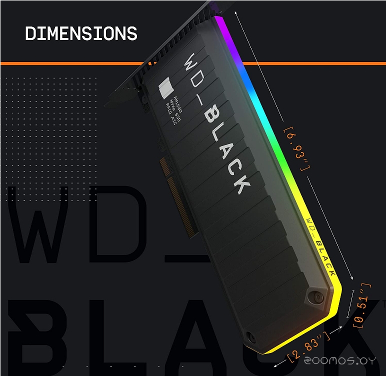 SSD Western Digital Black AN1500 NVMe 2TB WDS200T1X0L, фото 8