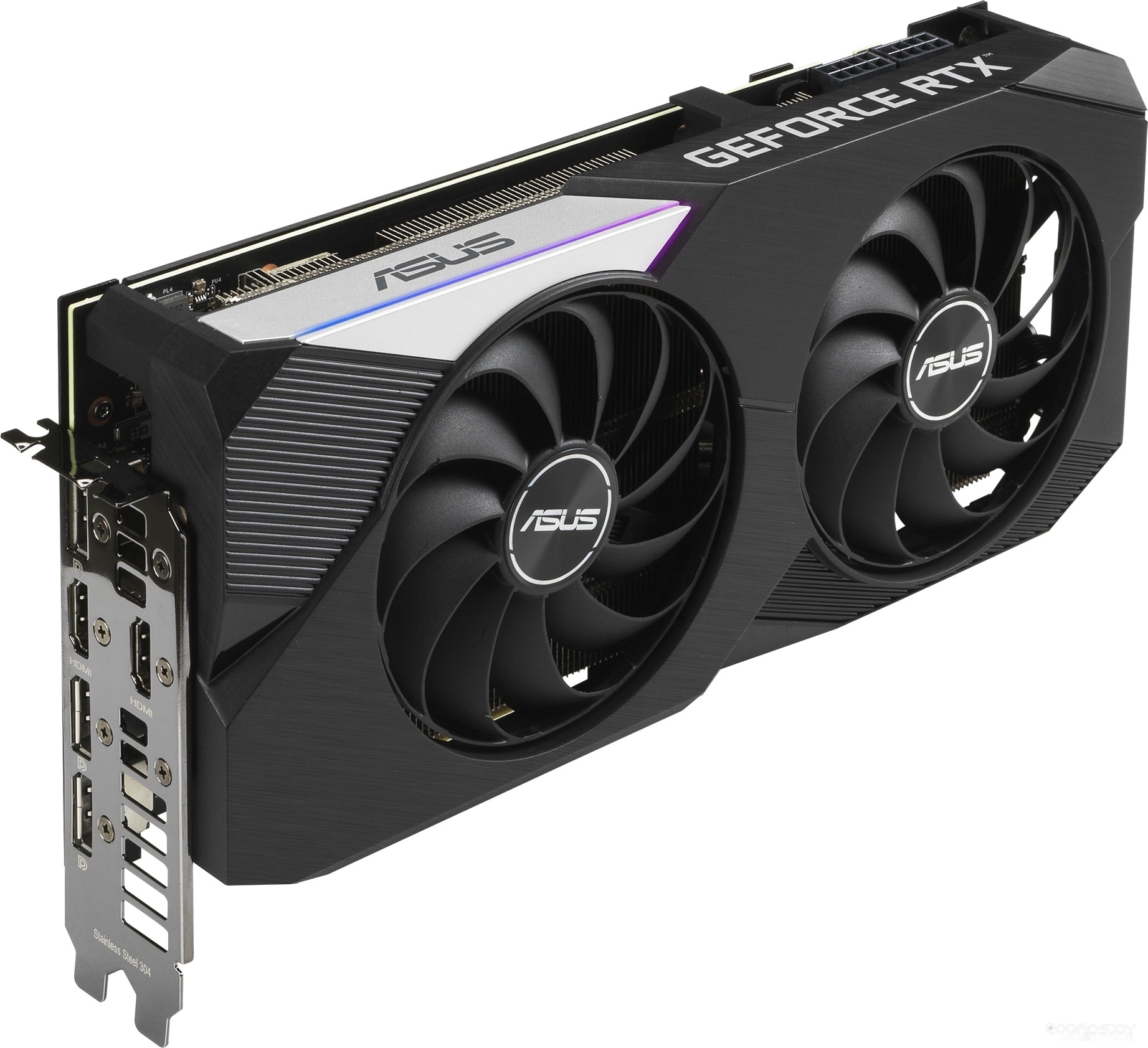 Видеокарта Asus Dual GeForce RTX 3070 V2 OC 8GB GDDR6 LHR DUAL-RTX3070-O8G-V2, фото 7
