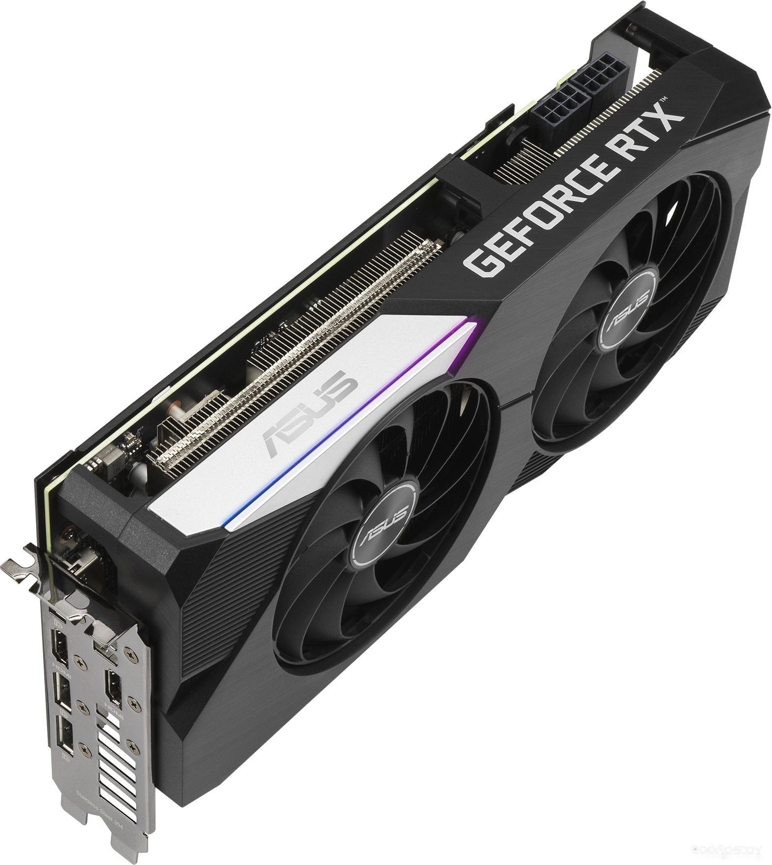 Видеокарта Asus Dual GeForce RTX 3070 V2 OC 8GB GDDR6 LHR DUAL-RTX3070-O8G-V2, фото 6