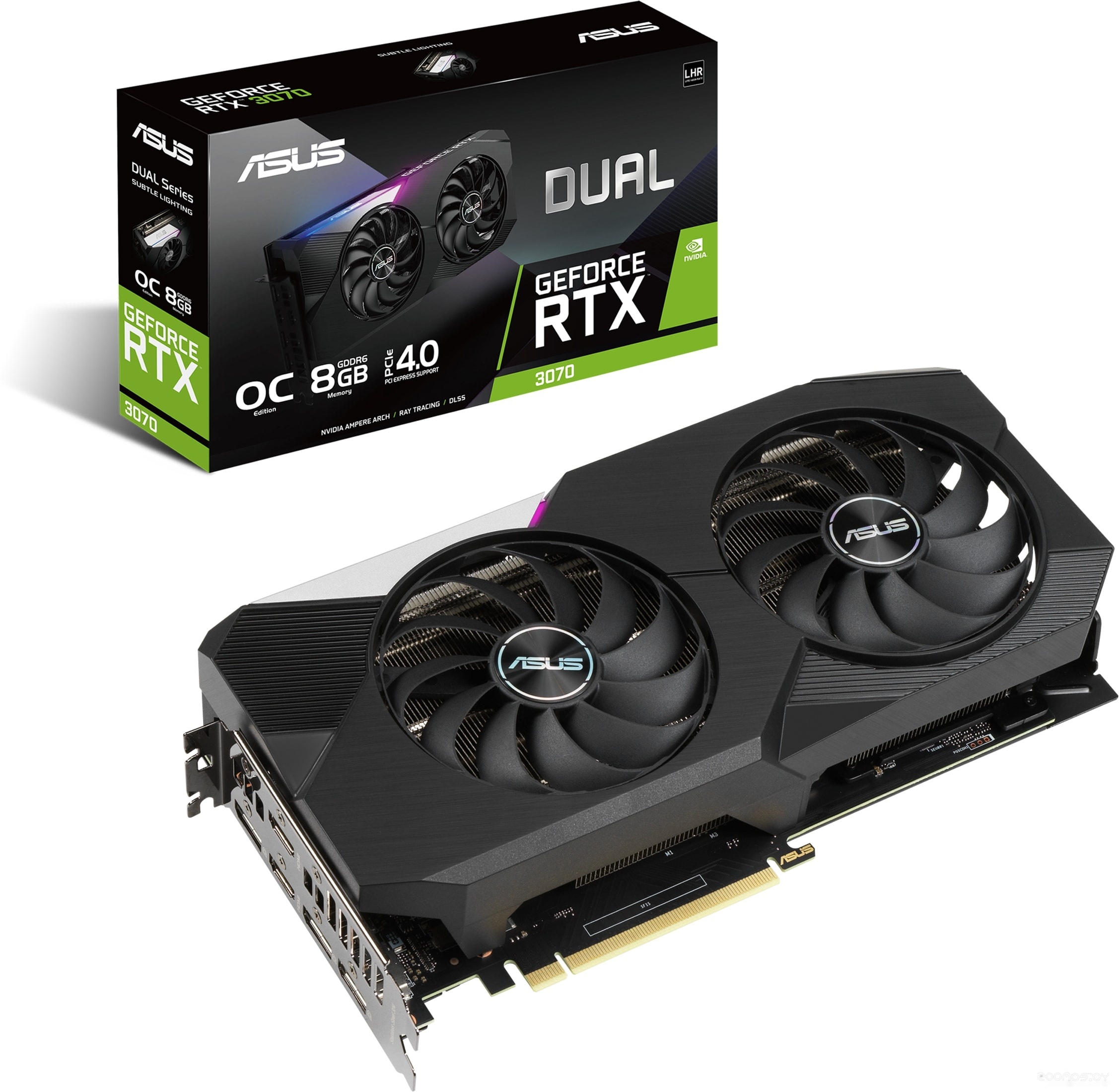Видеокарта Asus Dual GeForce RTX 3070 V2 OC 8GB GDDR6 LHR DUAL-RTX3070-O8G-V2, фото 9