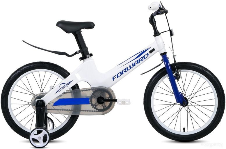 Детский велосипед Forward Cosmo 18 2022 (белый/синий)