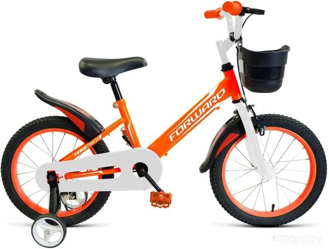 Детский велосипед Forward Nitro 18 2022 (оранжевый/белый)