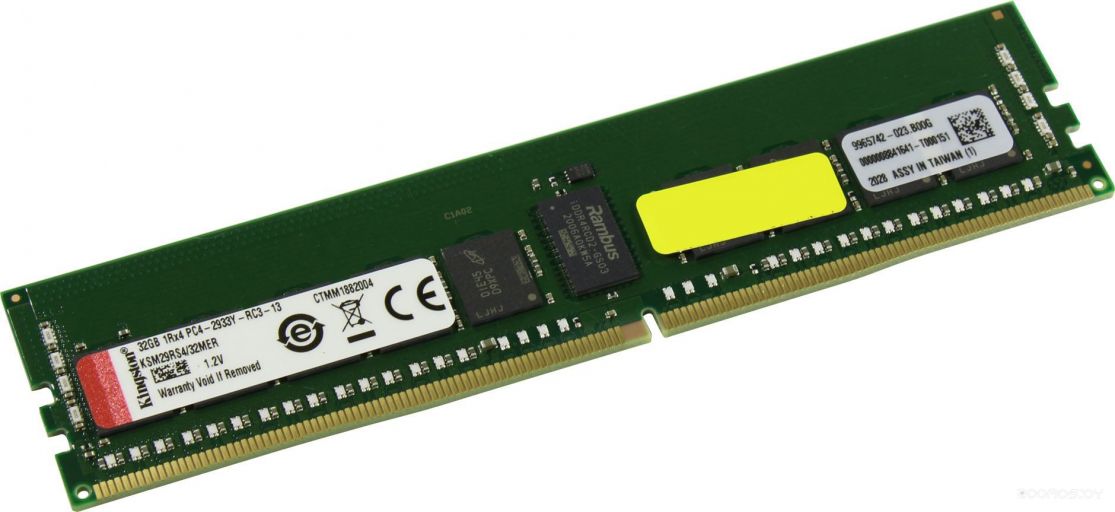 Оперативная память Kingston Server Premier 32GB DDR4 PC4-23400 KSM29RS4/32MER