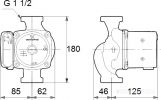 Циркуляционный насос Grundfos UPS 25-55 180