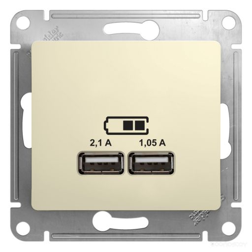 Розетка USB Schneider Electric Glossa GSL000233