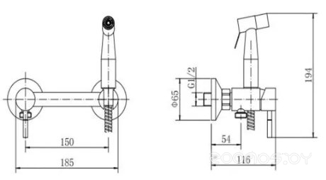 Смеситель Fashun A57503-8, фото 2