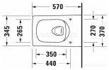 Унитаз Duravit Viu 0021190000+2511090000