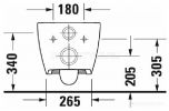 Унитаз Duravit Viu 0021190000+2511090000