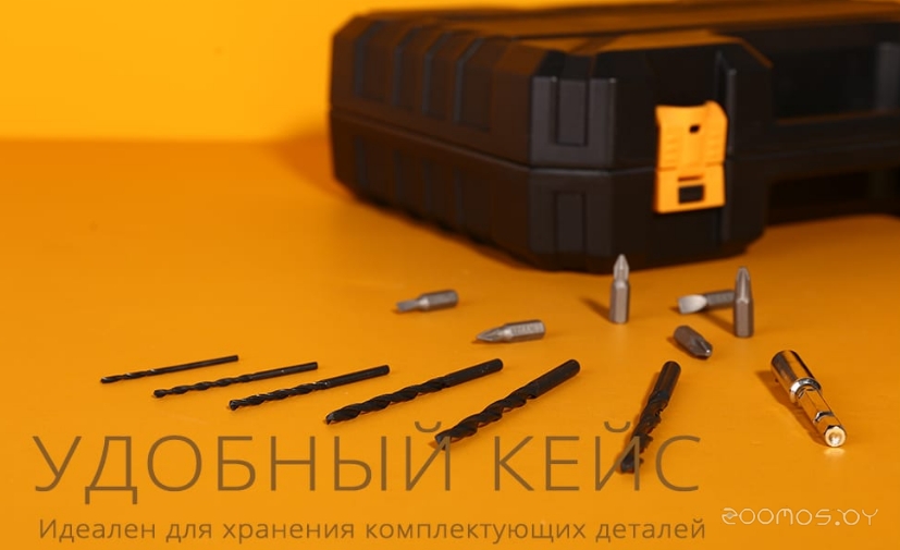 Дрель-шуруповерт Deko DKCD16FU-Li 063-4099 (с 2-мя АКБ, кейс, набор оснастки), фото 8