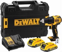 Дрель-шуруповерт DeWALT DCD708D2T-QW (с 2-мя АКБ, кейс)